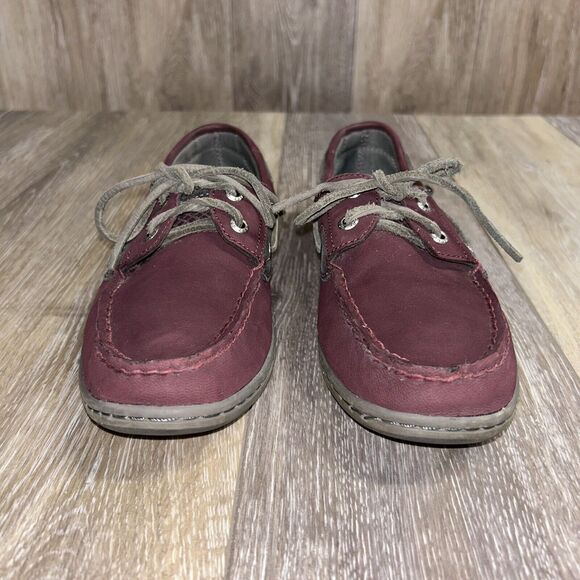 Sperry Womens US Size 8 Koifish Grape Red Top Sider Boat Shoes STS81356 Low Top - Picture 3 of 11